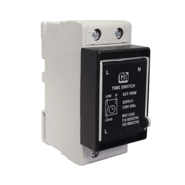 CBI Digital Timer Switch - Dual Mount, 24h Reserve, 21A AC1 / 10A AC3