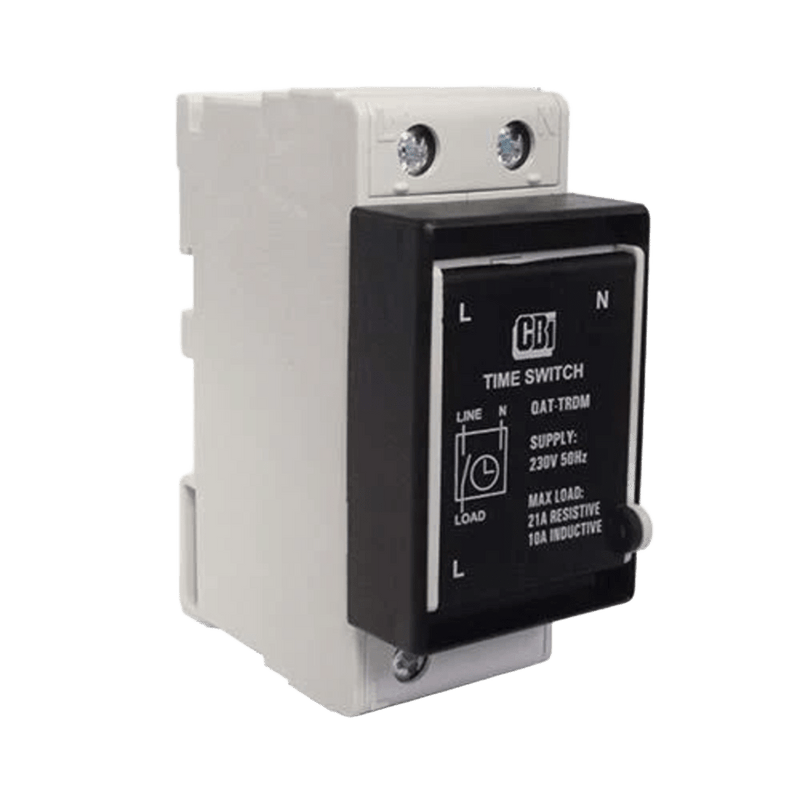 CBI Digital Timer Switch - Dual Mount, 24h Reserve, 21A AC1 / 10A AC3