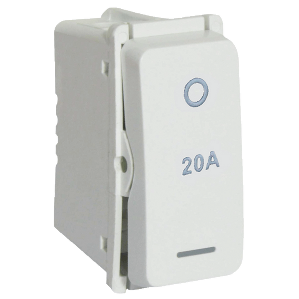 Veti 1 - Module 20A 2P No Locator Isolator Module White
