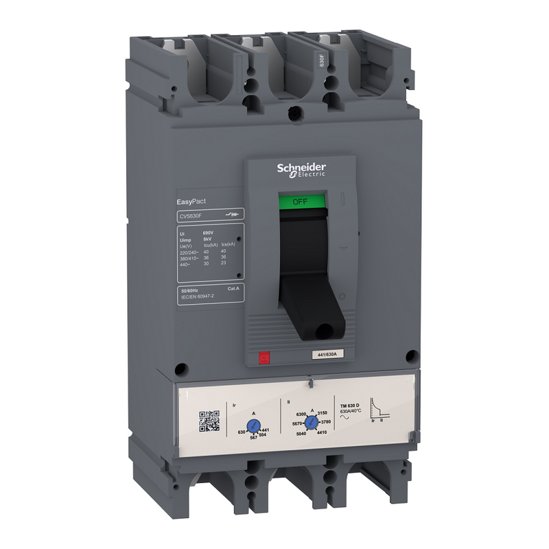 Schneider MCCB - CVS400F TM400D, 3P3D