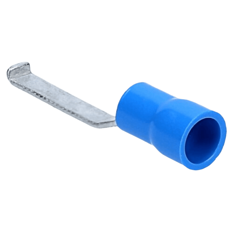 Insulated Blue Hook Blade Lug - 3.0 mm