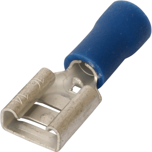 Insulated Lug - Blue Disconnect Female 6.4 mm
