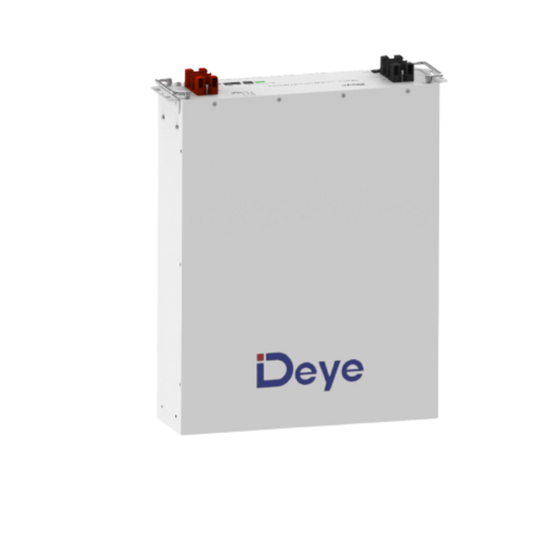 Deye 5.32 kWh 51.2 V LiFePO₄ Battery Wall Mount (Includes Deye Cables)