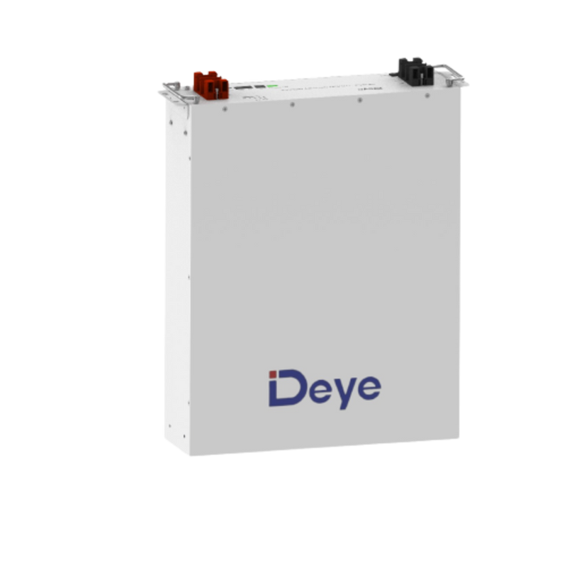 Deye 5.32 kWh 51.2 V LiFePO₄ Battery Wall Mount (Includes Deye Cables)