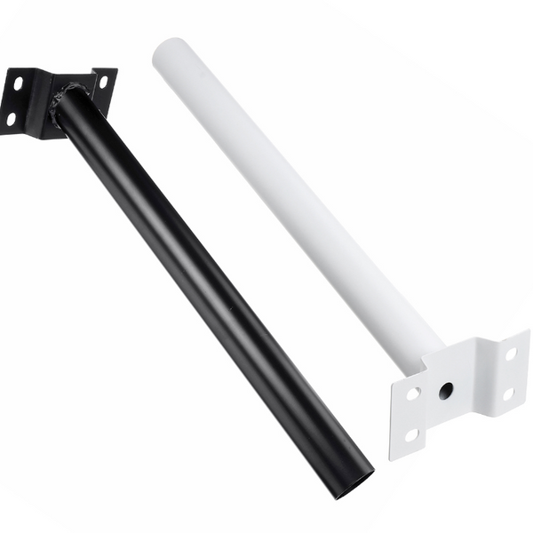Wall Mount Pole Bracket for Solar Lights - No Ring (±470mm Length)