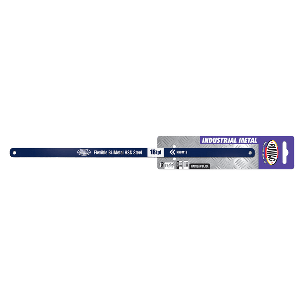 Ruwag 18 TPI Industrial Bi‑Metal Hacksaw Blade (Blue Blade)
