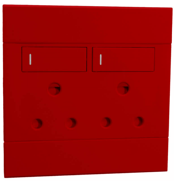 Veti 2 - Dedicated Double SSO 4×4 16A Red