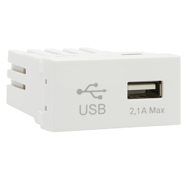 VETi 3 AURA - Type-A USB Socket Module - Modular White