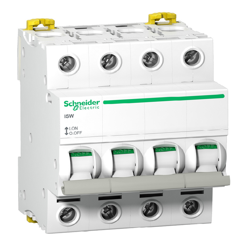 Schneider 100A 4P Isolator - 415V AC, DIN Rail