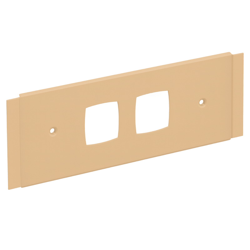 OBO MS S2 2 Module Cover - Carrier Beige