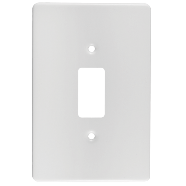 Crabtree Classic 1 Lever Cover Plate - 4×2, White