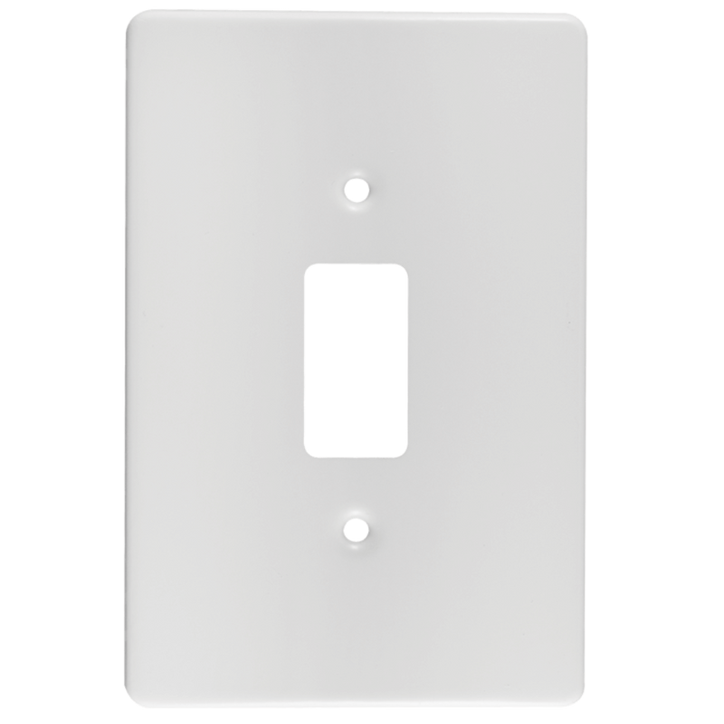 Crabtree Classic 1 Lever Cover Plate - 4×2, White