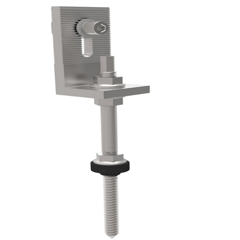 LX Solar L-Bracket Set for Steel [C/W RNW + EPDM Rubber + LM-L-M8 + FS-HBS-ST-M8×85 Bolt]