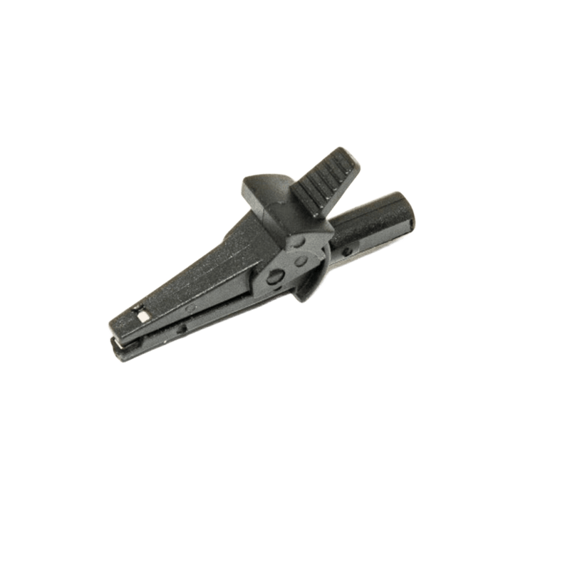 Crocodile Clip - 4mm Black Safety Fully Insulated