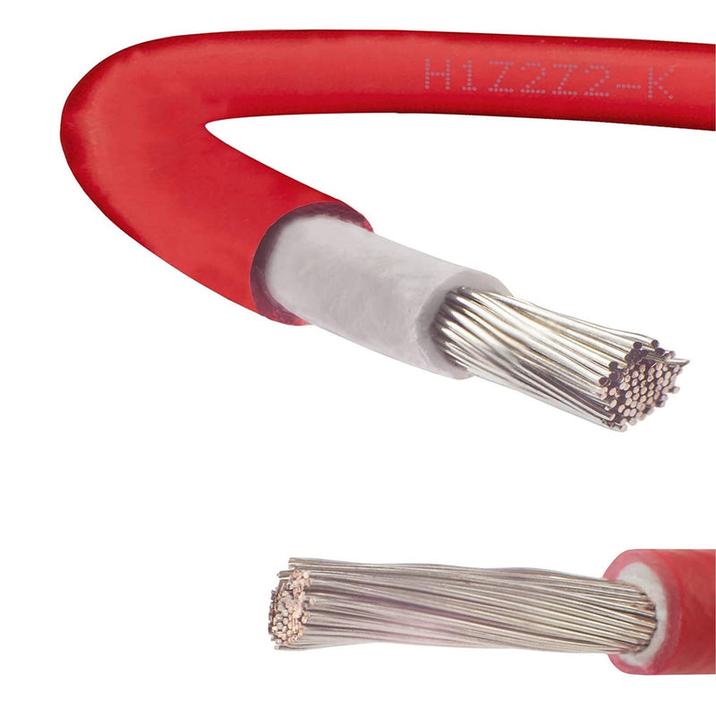 ESP PV Cable Red 6mm² Per 1m Tinned Copper-Clad Aluminum VDC