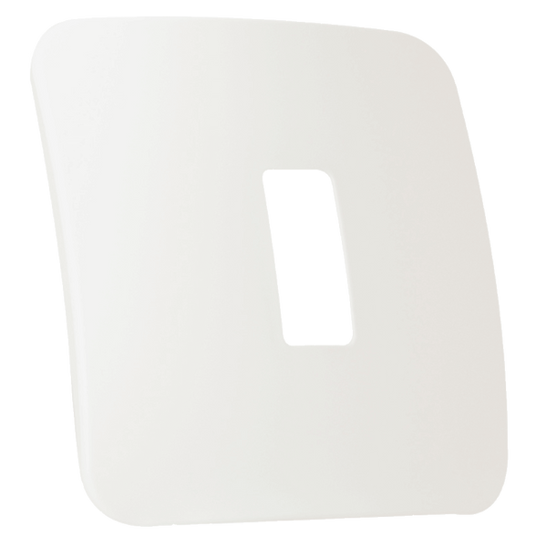 Veti 1 - One Single Module Vertical Cover Plate White