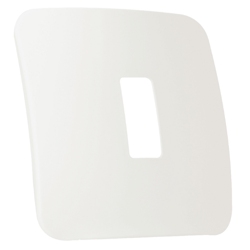 Veti 1 - One Single Module Vertical Cover Plate White