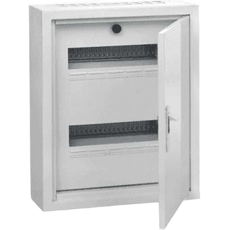 DB SU2+Door Flush 2X20 Way Samite White