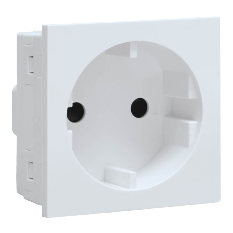 VETi 3 AURA - 16A RSA Schuko Module - Modular - White