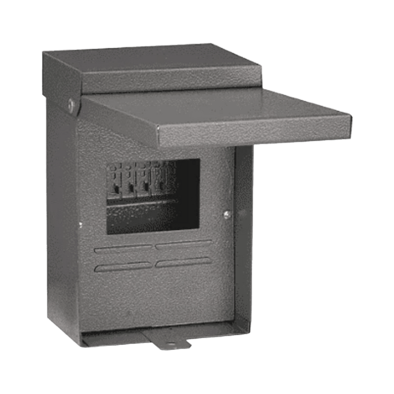 DB Eave Box - 6-Way DIN Rail Grey