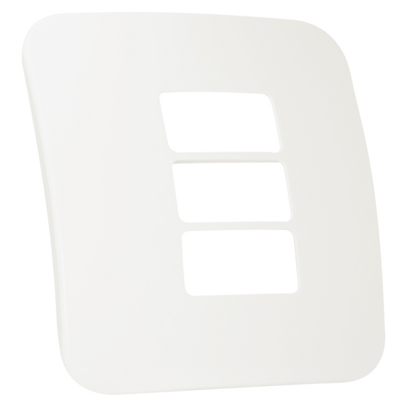 Veti 1 - Three Single Module Horizontal Cover Plate