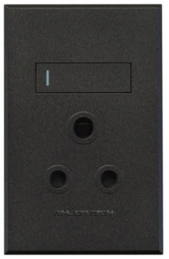 Veti 3 - Single Vertical SSO 1 × 16A RSA 4×2 Graphite