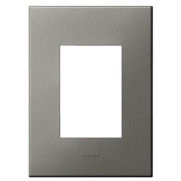 Legrand Arteor 2×4 Cover Plate - 3 Module Square Magnesium