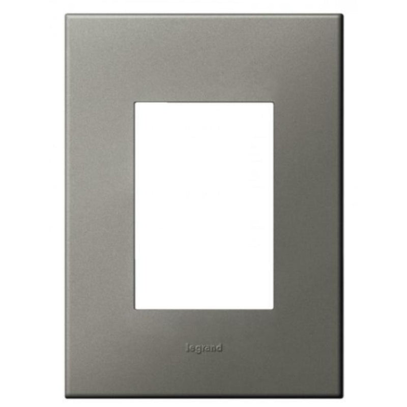 Legrand Arteor 2×4 Cover Plate - 3 Module Square Magnesium