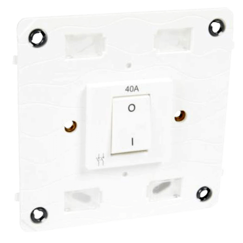 Legrand Arteor 40A 2-Pole Isolator - 4×4, White (No Cover)