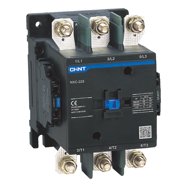 Chint Contactor - 120A 3P (3NO Main + 2NO+2NC Aux), 240V, 55kW