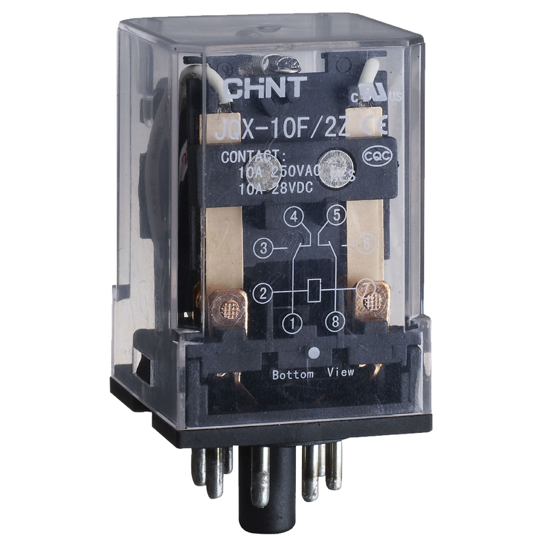 Chint Miniature Power Relay - 11 Round Pin, 12VDC, 10A