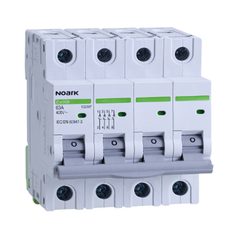 Noark PV Isolator 4P 63A 1000V DC Din Mount