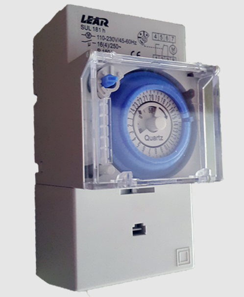 Lear DIN Rail Analogue Timer