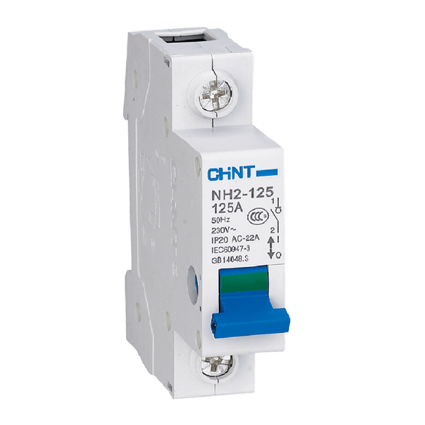 Chint Isolator - 63A, 1 Pole, DIN Rail Mounted