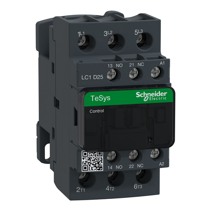 Schneider Tele Contactor - 3P 25A AC-3 (11kW, 230V Coil)