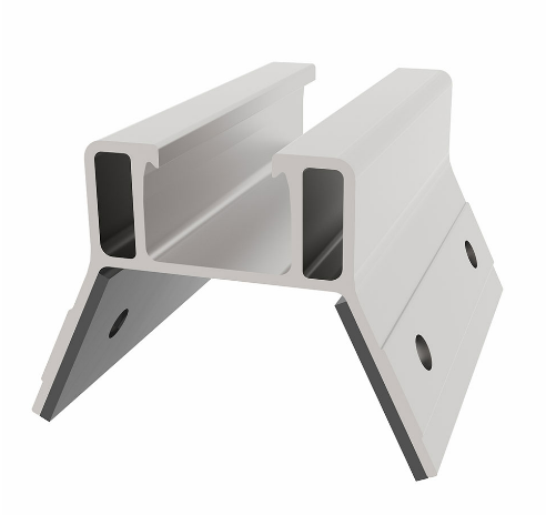 LX Solar - IBR Mount Bracket Low Trap (Short Rail + EPDM, M6 × 4 Holes)