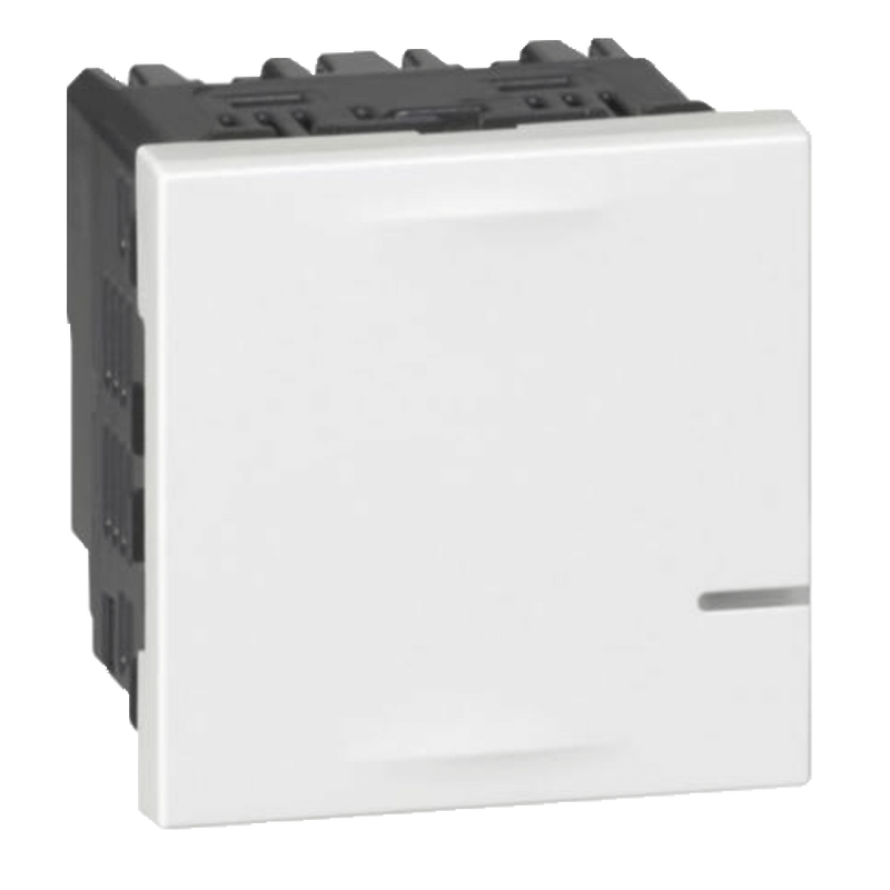 Legrand Arteor Netatmo Smart Switch - 2-Module, Without Neutral, White