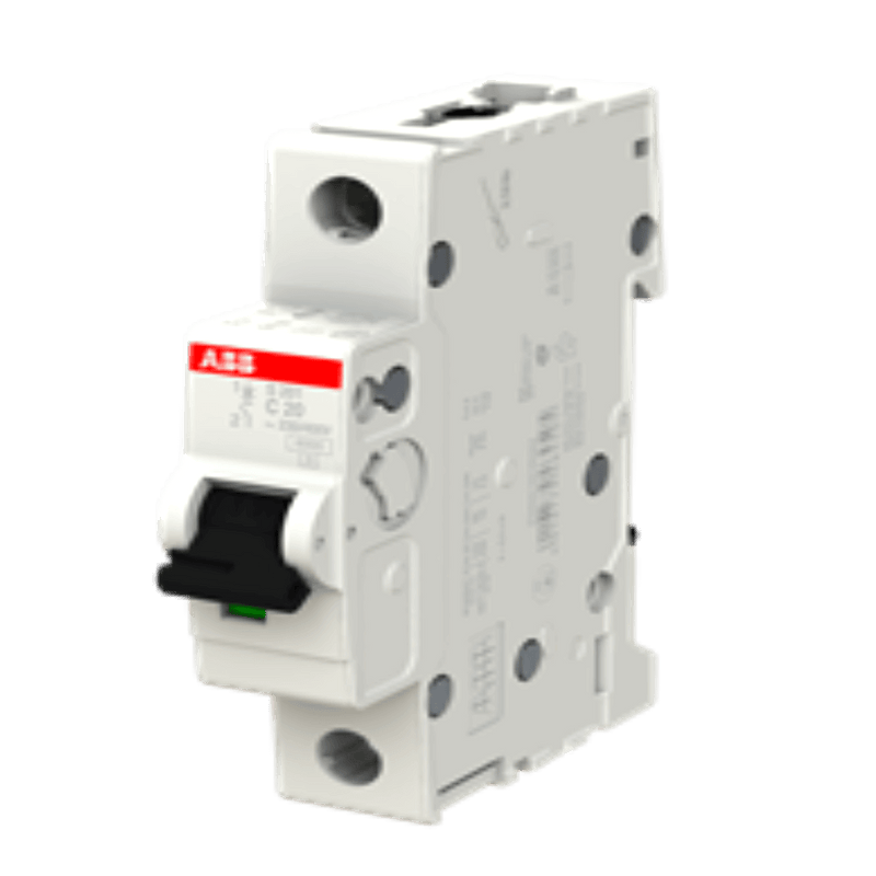 ABB 10 A 1‑Pole MCB - 3 kA, C‑Curve, DIN Rail Mount