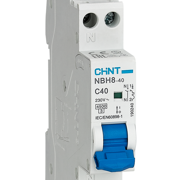 CHINT 4.5kA 1P+N 2A Compact Circuit Breaker C-Curve