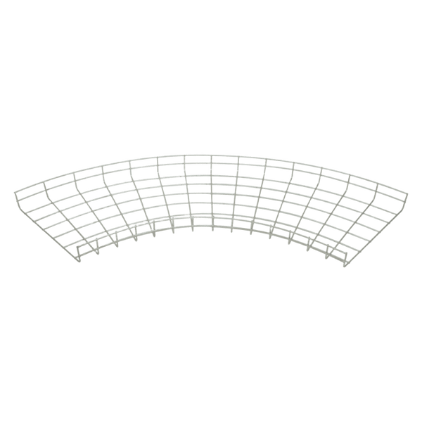 Wire Mesh Horizontal Elbow - 100mm, Medium Duty, Radius 450mm
