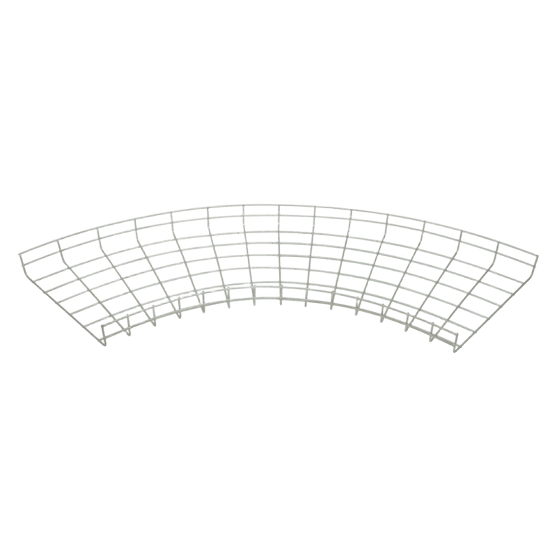 Wire Mesh Horizontal Elbow - 100mm, Medium Duty, Radius 450mm