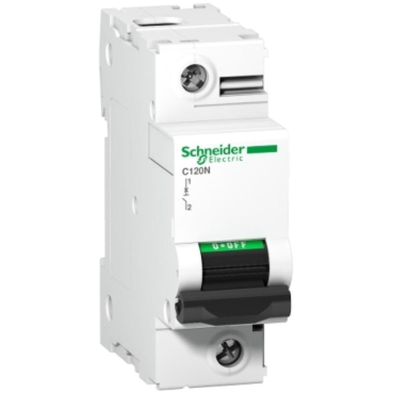 Schneider C120N 1P C-Curve MCB, 80A (10kA)
