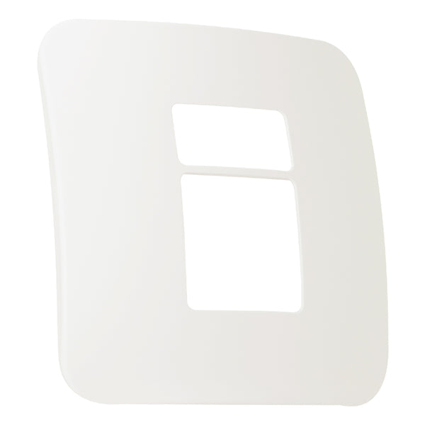 Veti 1 - Two Module Cover Plate (1 Double, 1 Single)