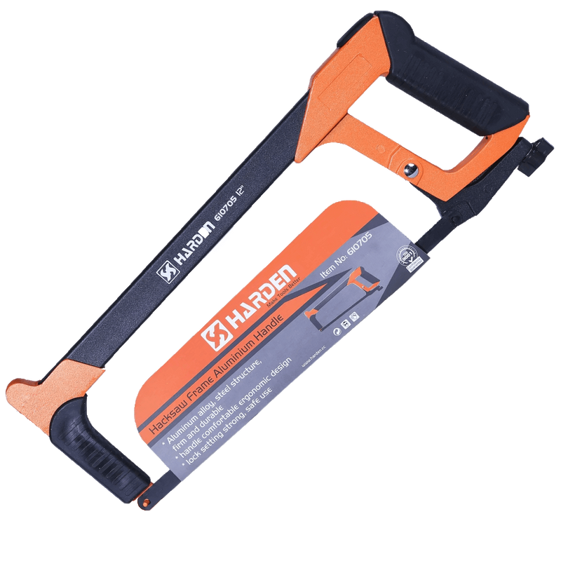 Ruwag Harden Pro Hacksaw Frame - 12″ (300 mm), Adjustable 45°/90° Cutting Angles
