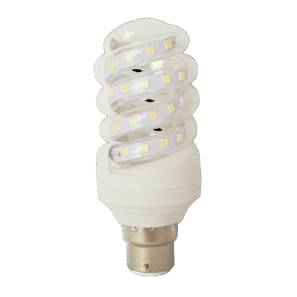 Starlit Spiral Corn LED Bulb - 9W, B22, 800lm