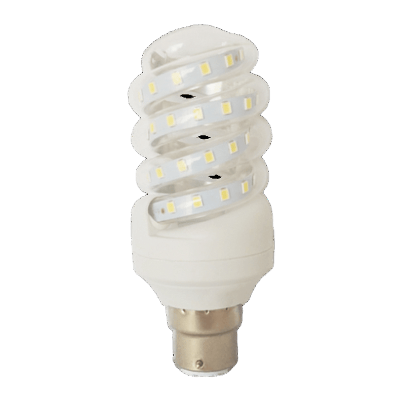 Starlit Spiral Corn LED Bulb - 9W, B22, 800lm
