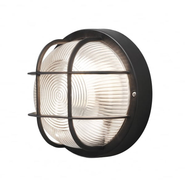 Starlit Bulkhead Round Opal 245mm - Black