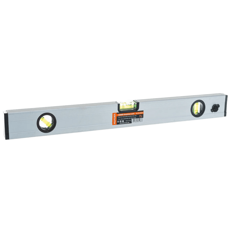Ruwag Harden Classic Spirit Level - 500 mm Aluminium, 3 Vials (Magnetic)