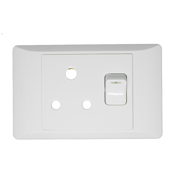 Chint Condere Single Socket Switch - 16A (4×2)