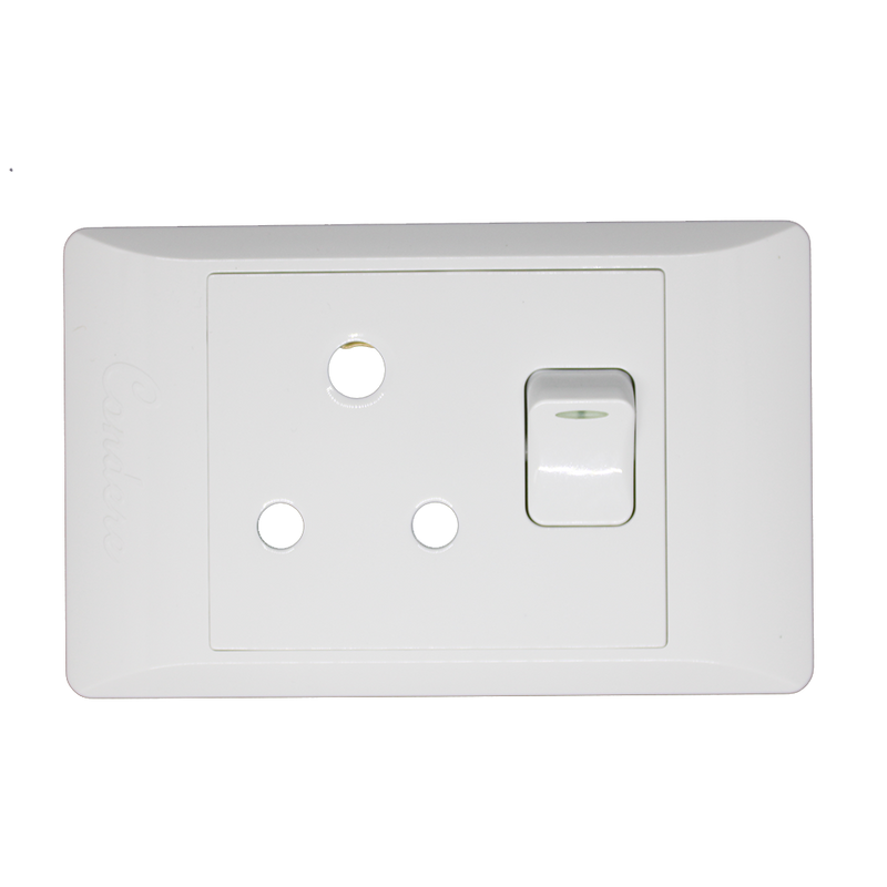 Chint Condere Single Socket Switch - 16A (4×2)